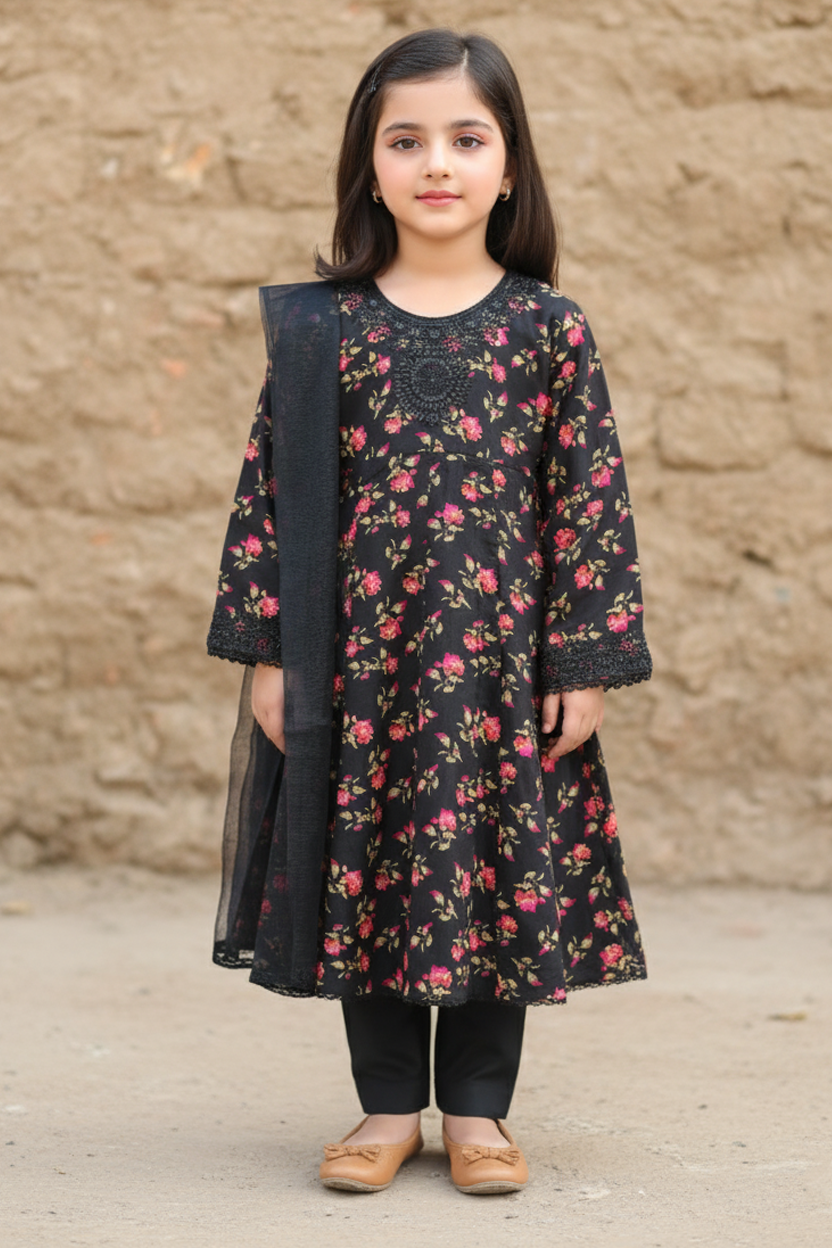 4429 Kids Linen Print 