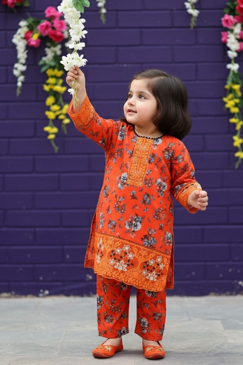 4478 Kids Linen Print 