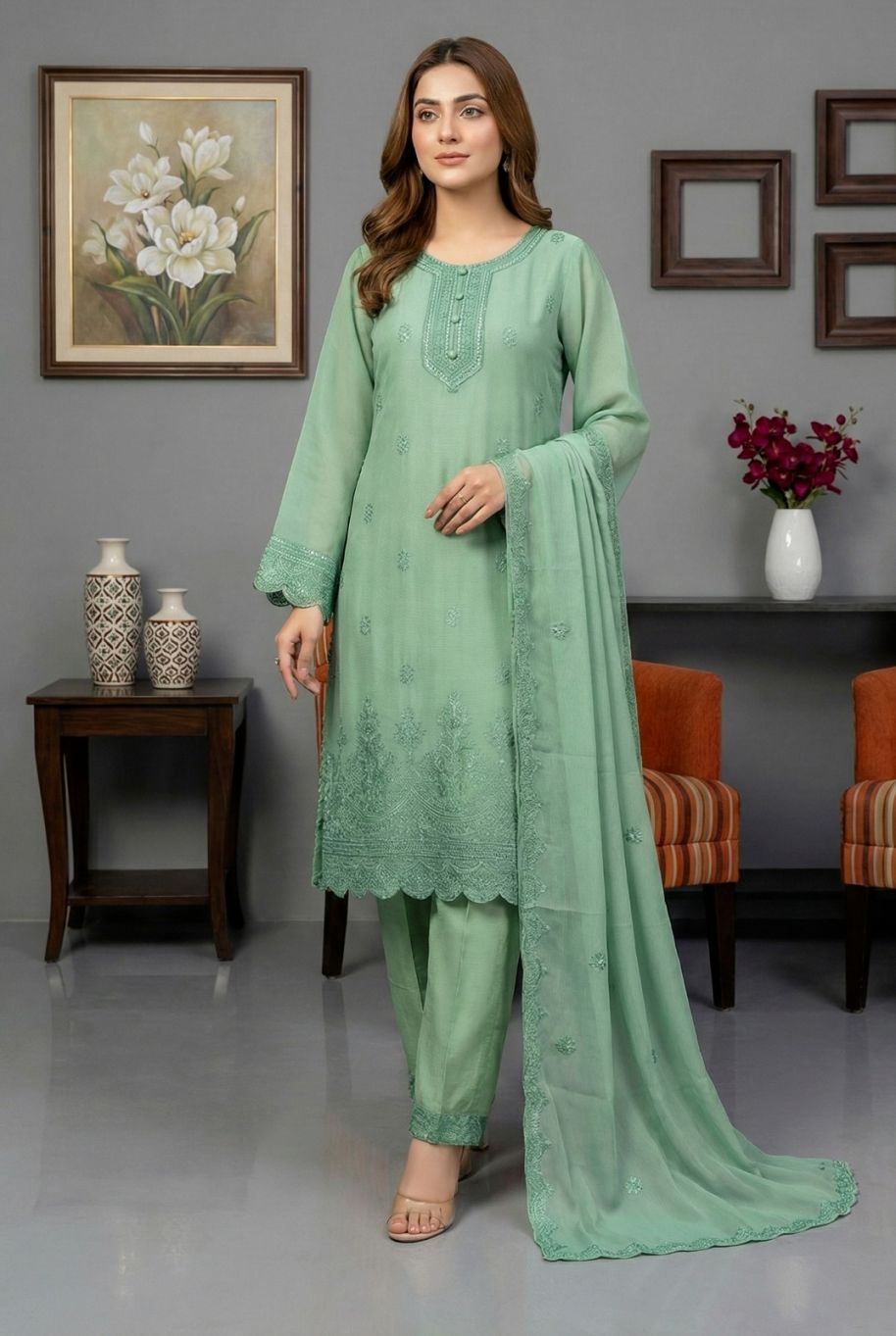 ARC 17 Women Crinkle Chiffon