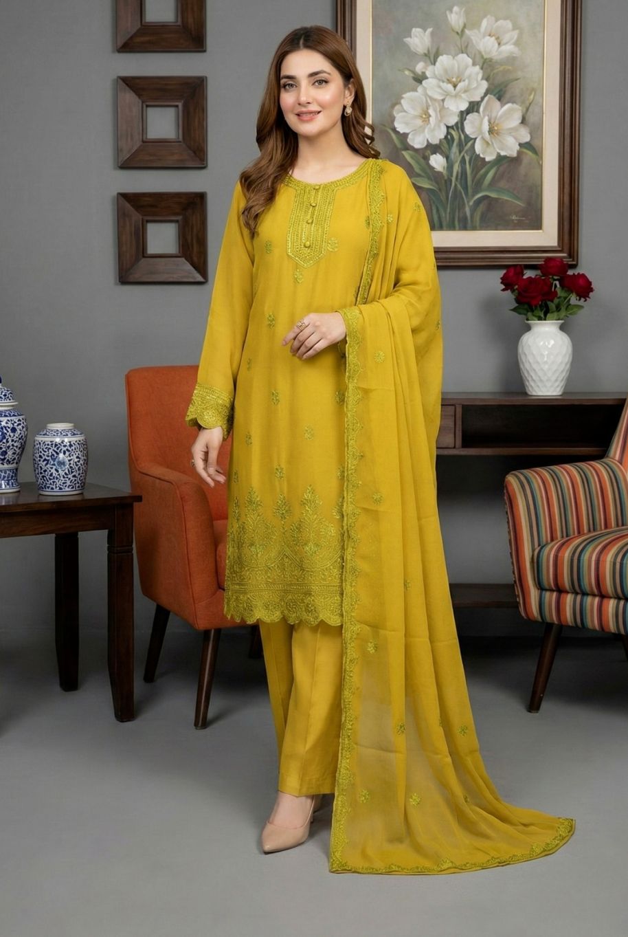 ARC 17 Women Crinkle Chiffon