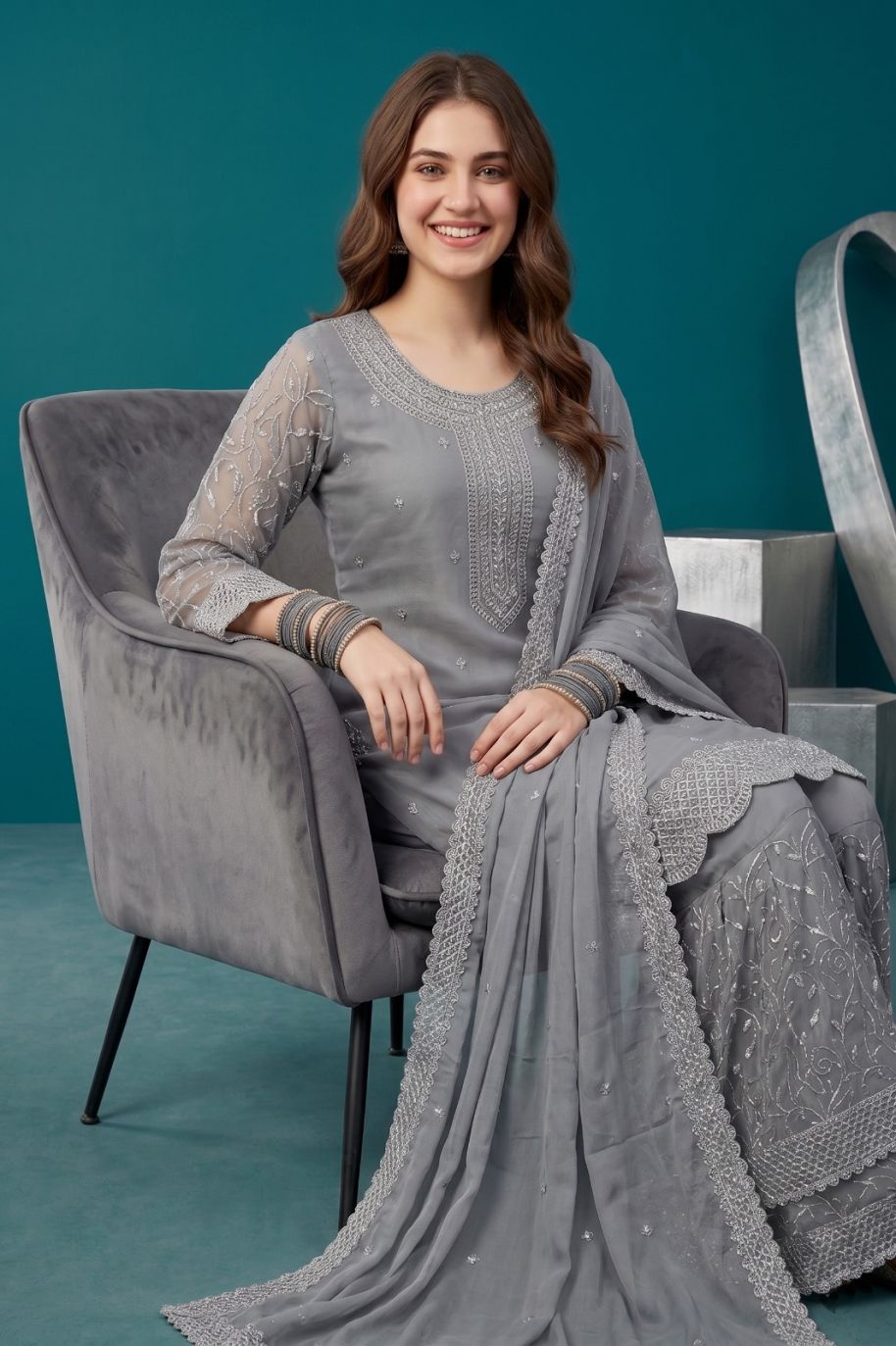 W013 Women Chiffon